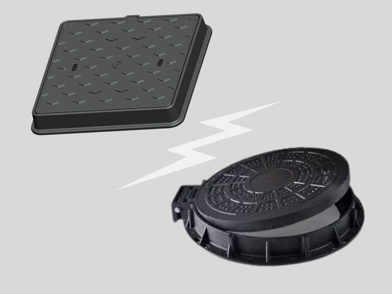 So sánh nắp hố ga gang và composite khác nhau gì?