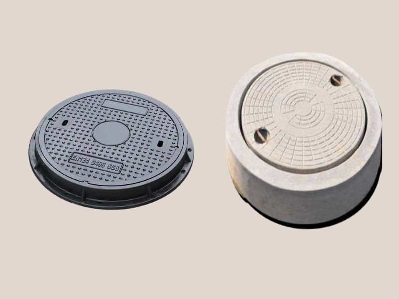 So sánh nắp hố ga composite với nắp hố ga bê tông: loại nào tốt hơn?